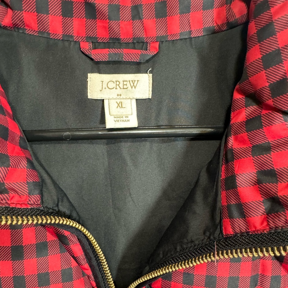 J.Crew‎ Factory Plaid Down Excursion Vest - Picture 3 of 3